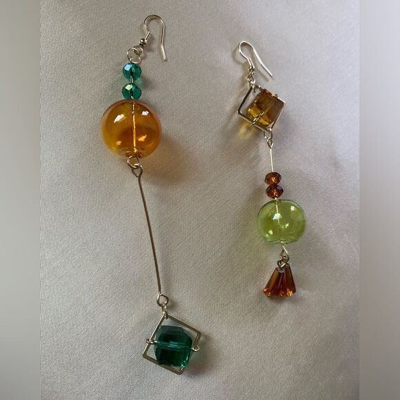 Bohemian drop earrings M10 - Picture 3 of 5